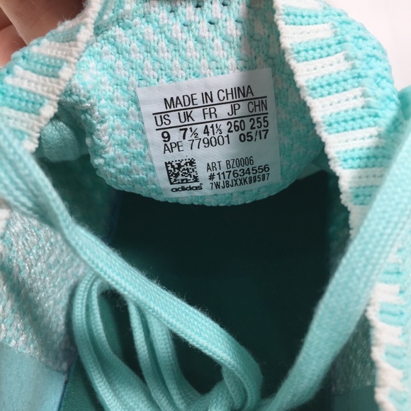 SOLD ADIDAS EQT ADV Support Blue Primeknit Sneaker - Picture 6 of 7